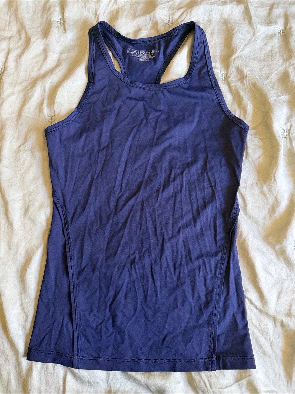 Navy Racerback Performance Tank Top for Women